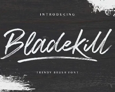 Bladekill font