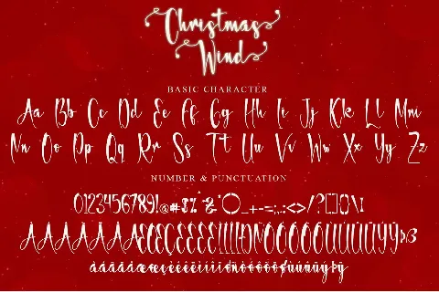 Christmas Wind-PERSONAL USE font