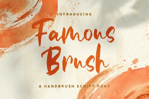 Famous Brush font