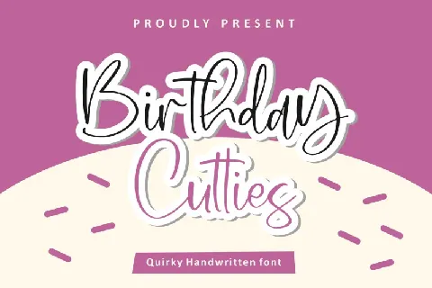 Birthday Cutties font