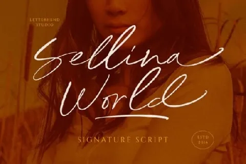 Sellina Word font