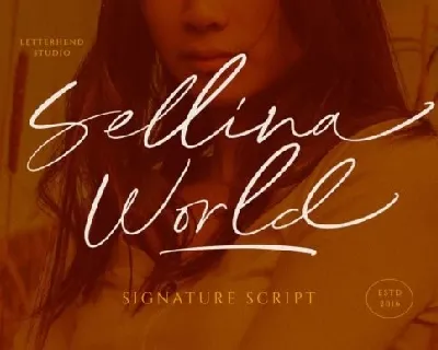 Sellina Word font