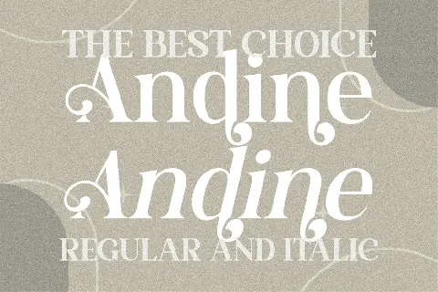 Andine font