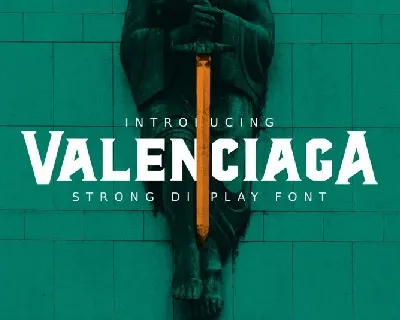 Al Valenciaga Display font