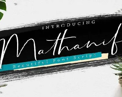 Mathanifo Script font