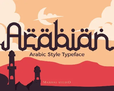 Arabian font