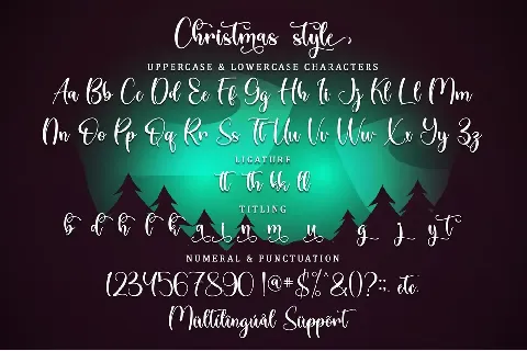 Christmas Style - Personal Use font