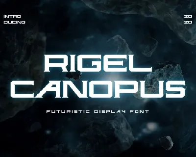 Rigel Canopus font