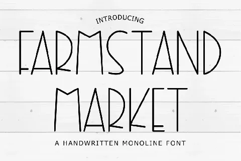 Farmstand Market font