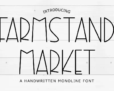 Farmstand Market font