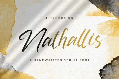 Nathallis font