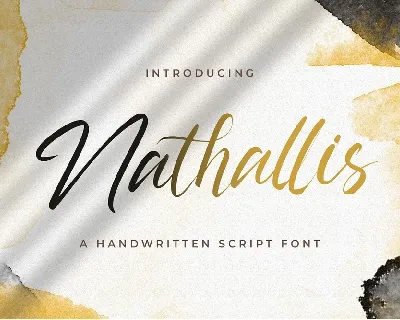 Nathallis font