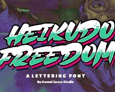 Heikudo Freedom font