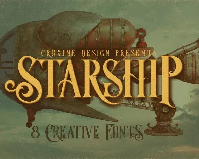 Starship Typeface font