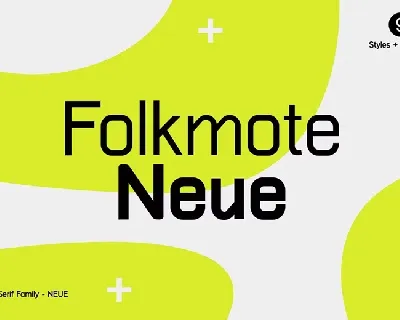 Folkmote Neue Family font