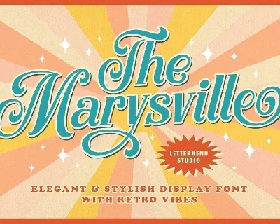 The Marysville font