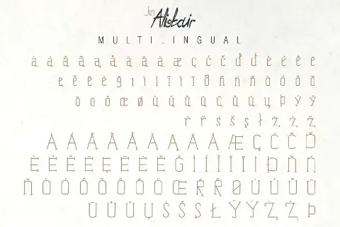 Jim Alistair Demo font