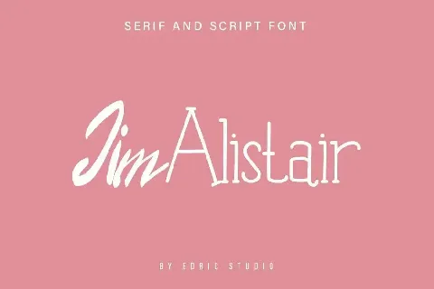 Jim Alistair Demo font