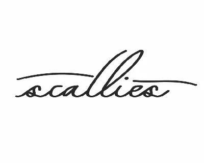 Scallies Demo font