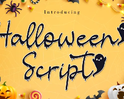 Halloween Script font