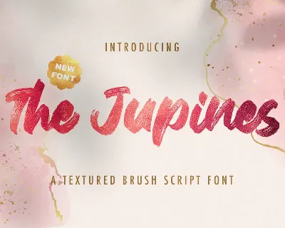 The Jupines font