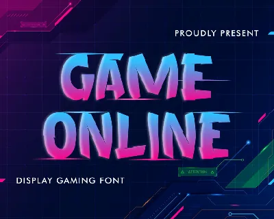 Game Online Demo font