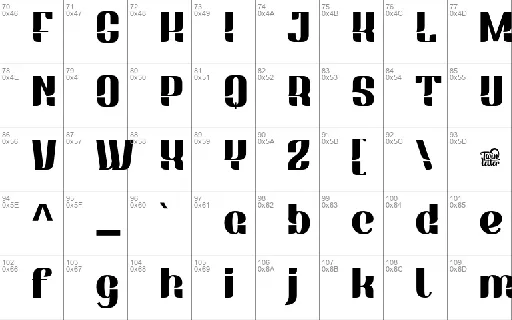 EBRATHOTRIAL font