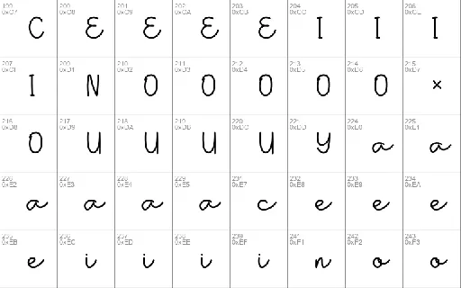 Script Barrets Handwritten font