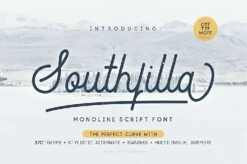 Southfilla font
