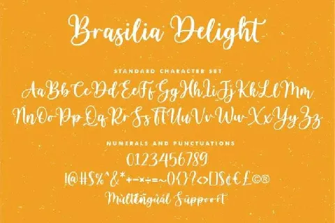 Brasilia Delight font