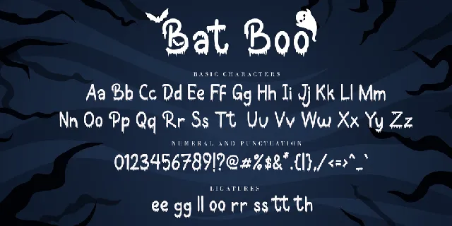 Bat Boo font