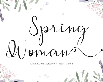 Spring Woman font