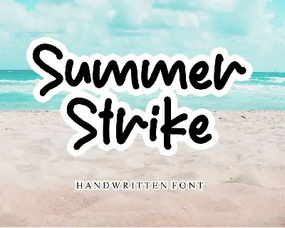Summer Strike font