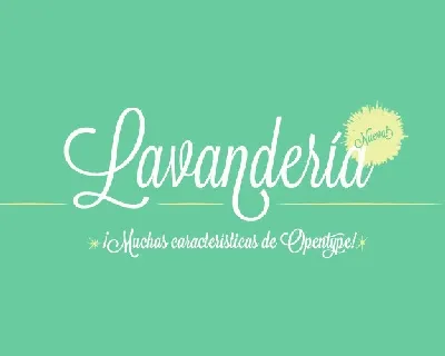 Lavanderia Family font
