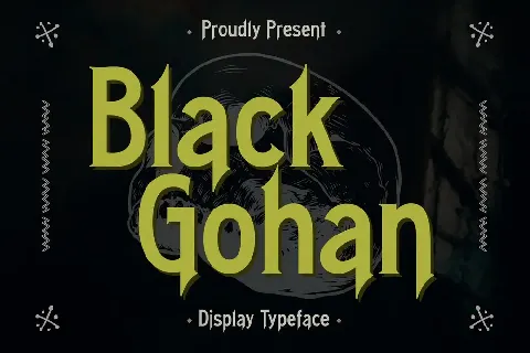 Black Gohan font