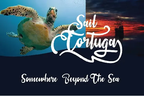 Sail Tortuga Script font