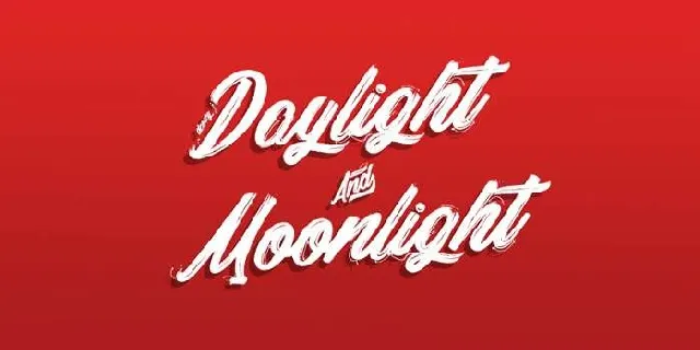 Daylight & Moonlight font