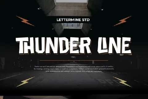 Thunderile font