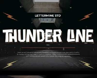 Thunderile font