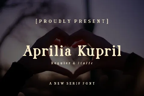 Aprilia Kupril font