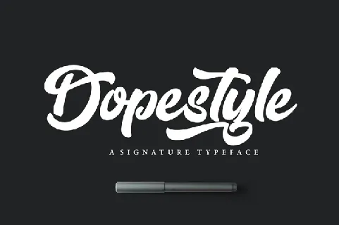 Dopestyle Script Free font