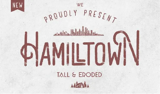 Hamilltown font