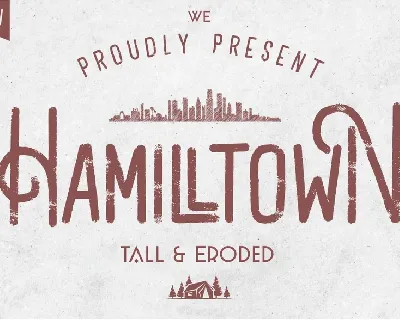 Hamilltown font