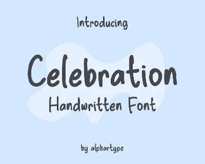 Celebration font