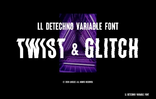 LL Detechno Family font