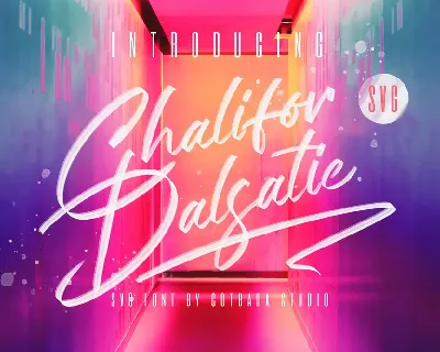 Chalifor Dalsatic Script font