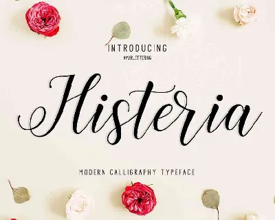 Histeria Script Free Download font