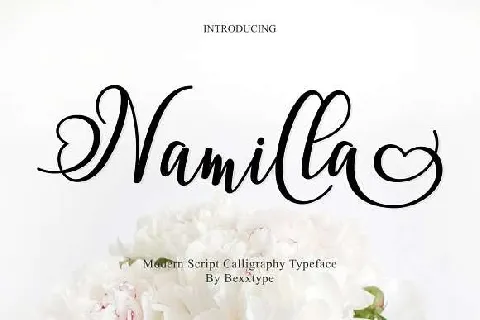 Namilla font