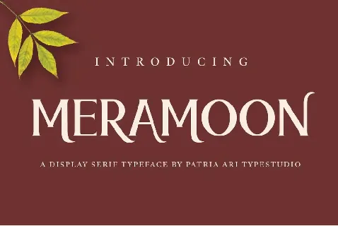 Meramoon font