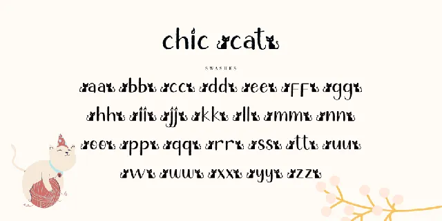 Chic Cat font